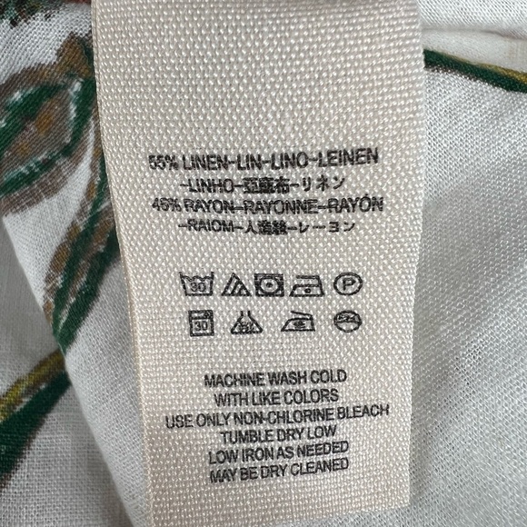 Free People Summer in Tulum white linen blend tunic top or mini sun dress medium - Picture 11 of 12